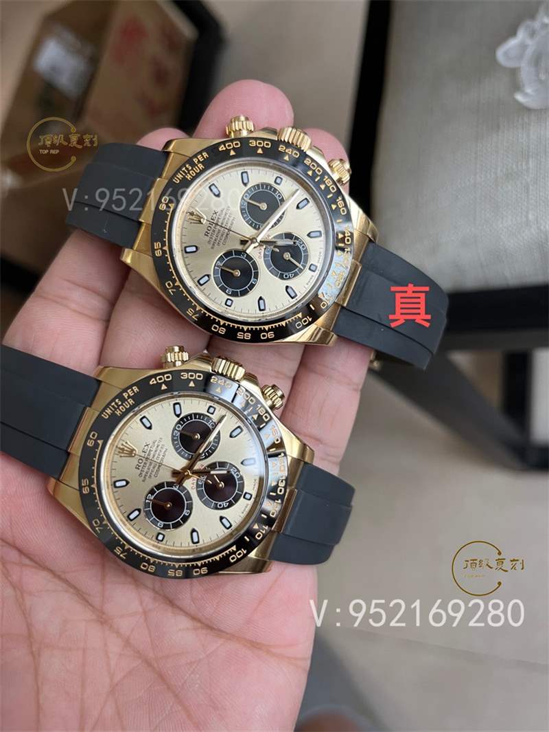 勞力士4130機(jī)芯余文樂迪通拿復(fù)刻表那個(gè)廠做的最好,BT廠和C廠對(duì)比那個(gè)更接近正品-復(fù)刻表