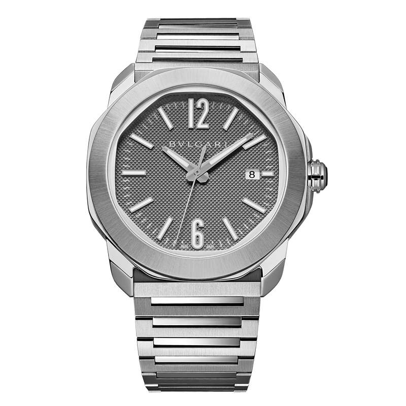 寶格麗推出全新Octo Roma系列腕表:巴黎釘紋表盤(pán)、中央飛行陀飛輪、虎眼石鑲嵌機(jī)芯-復(fù)刻表