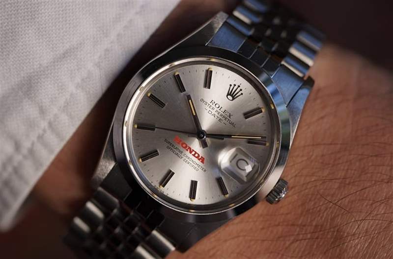 Rolex Oyster Perpetual Date 15000(Source:Wind Vintage) ROLEX|近日一只勞力士古董OP手表貴同款逾5倍高價(jià)皆因這Logo!-復(fù)刻表