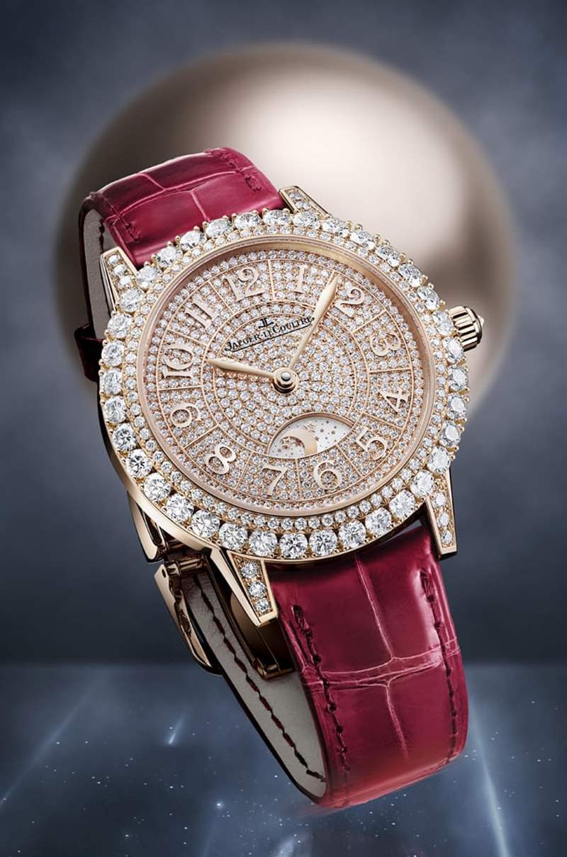 積家Rendez-Vous約會(huì)系列日夜顯示珠寶表鉆石滿身超華麗 還分成兩種版本-復(fù)刻表