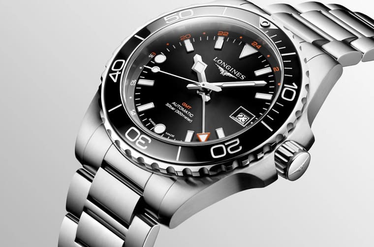 浪琴表HydroConquest深海征服者進(jìn)階為兩地時(shí)間版新浪鬼-復(fù)刻表