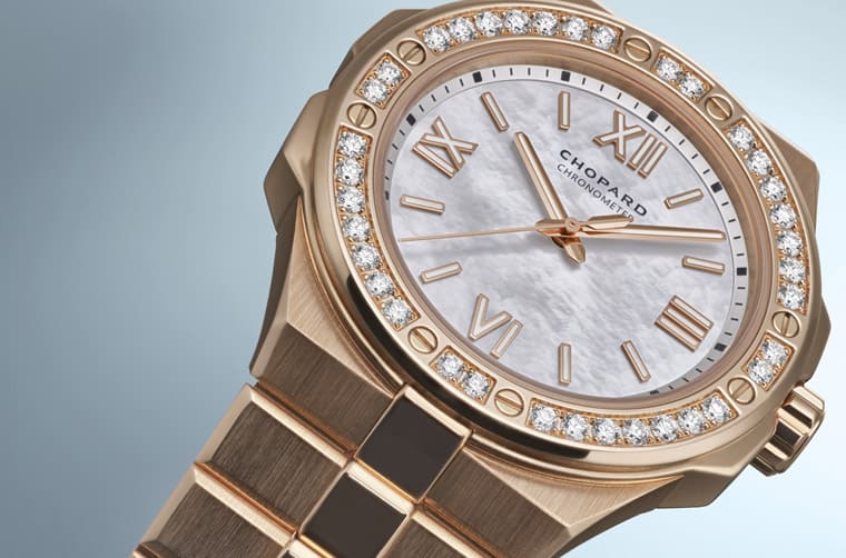 蕭邦A(yù)lpine Eagle系列以玫瑰金和鉆石詮釋5款不同表徑尺寸新作-復(fù)刻表