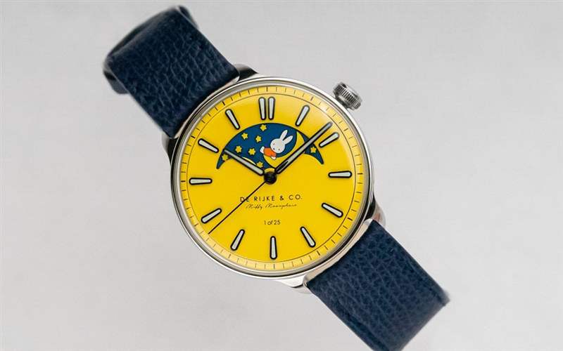 De Rijke & Co推出Miffy Moonphase米菲兔主題月相腕表-復(fù)刻表