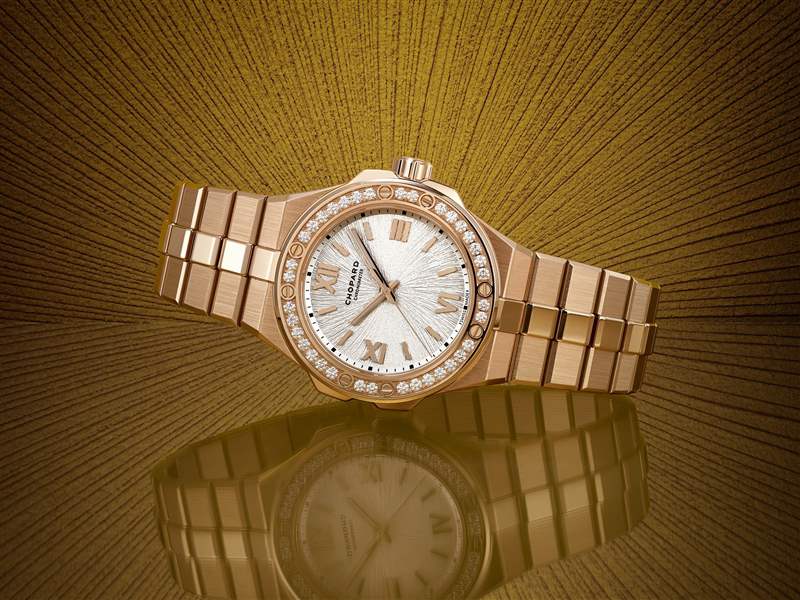 Chopard推出Alpine Eagle系列腕表新作：綠色表盤，33mm女士腕表-復(fù)刻表
