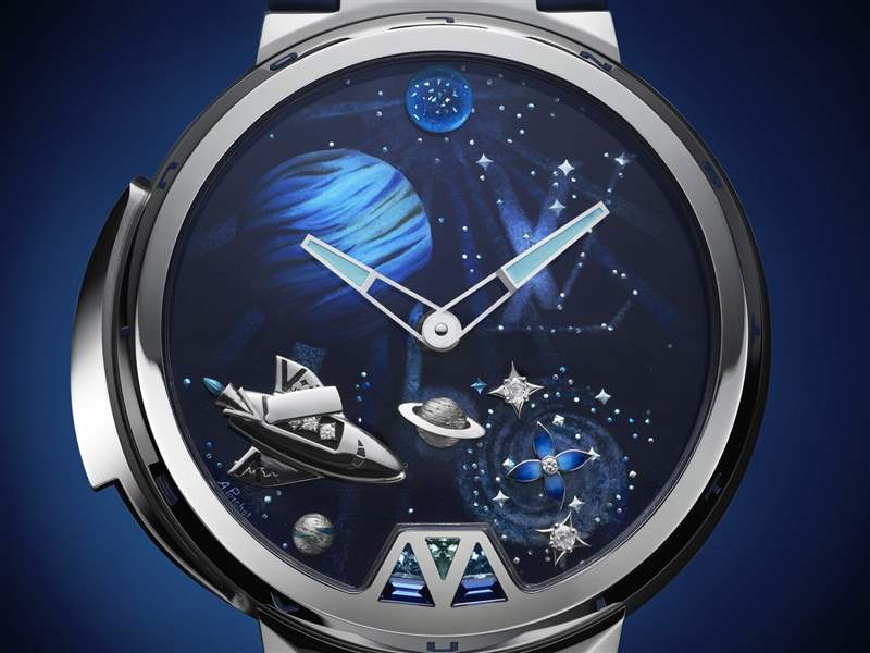 Louis Vuitton推出Tambour Jacquemart Minute Repeater 200 Years三問報時腕表：太空漫游-復刻表