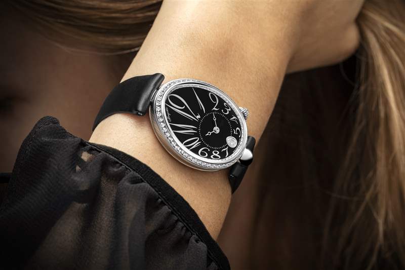 寶璣推出Reine De Naples 8918腕表新作：黑色大明火琺瑯表盤-復(fù)刻表