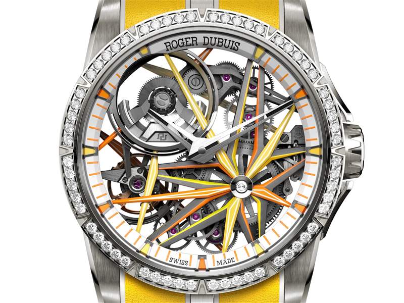 羅杰杜彼推出Excalibur Blacklight Monobalancier限量鏤空腕表-復(fù)刻表