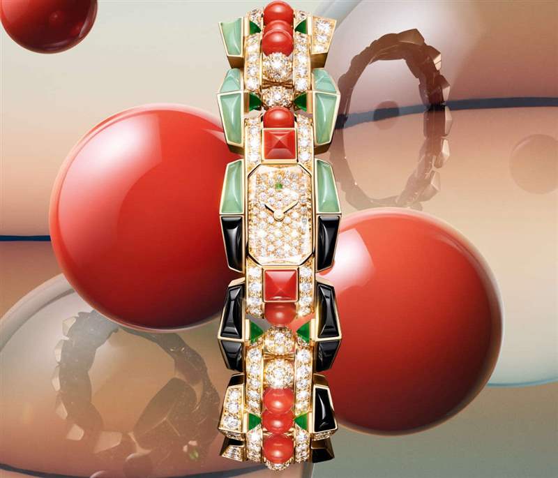 Cartier推出5枚Mécabille高級珠寶腕表：寶石滾珠與方釘元素-復刻表
