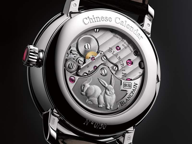 寶珀推出Villeret Calendrier Chinois Traditionnel中華年歷「寶兔」限量腕表-復(fù)刻表