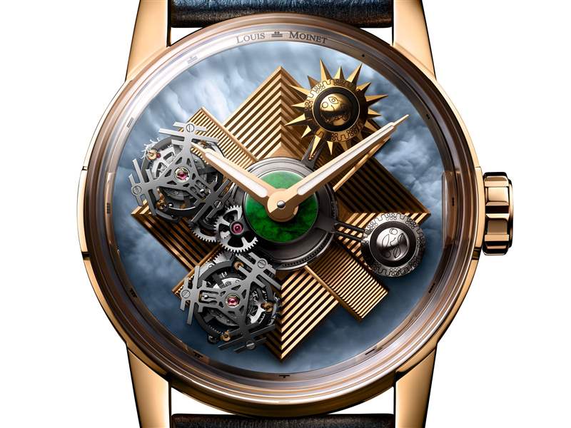 Louis Moinet推出Maya Eclipse獨一款雙重陀飛輪腕表:瑪雅文明 Louis Moinet推出Maya Eclipse獨一款雙重陀飛輪腕表:瑪雅文明-復刻表