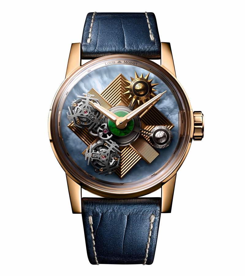 Louis Moinet推出Maya Eclipse獨一款雙重陀飛輪腕表:瑪雅文明 Louis Moinet推出Maya Eclipse獨一款雙重陀飛輪腕表:瑪雅文明-復刻表