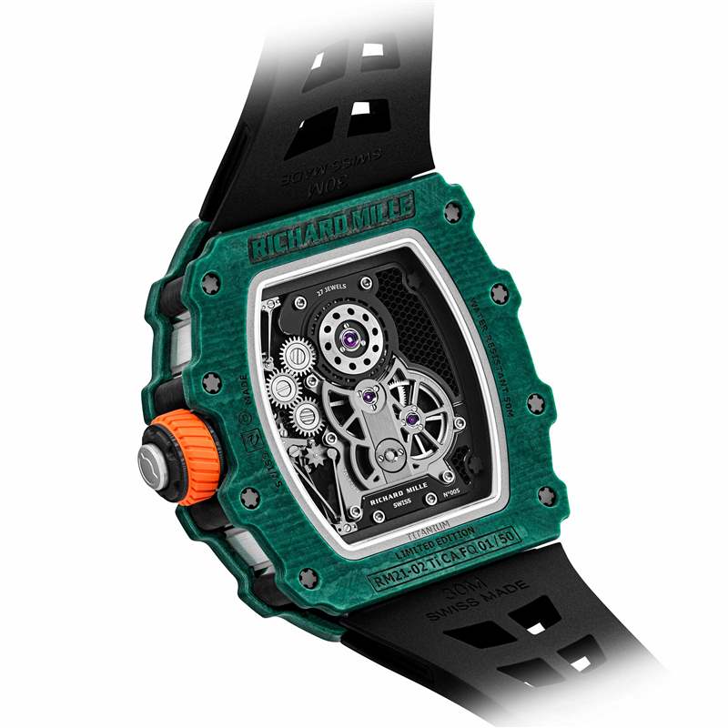 里查德米爾推出RM 21-02 Tourbillon Aerodyne鏤空陀飛輪腕表-復刻表