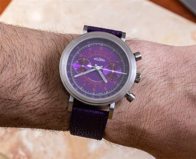 上手體驗:Welsbro葡萄蘇打計時腕表 上手體驗:Welsbro葡萄蘇打計時腕表-復刻表