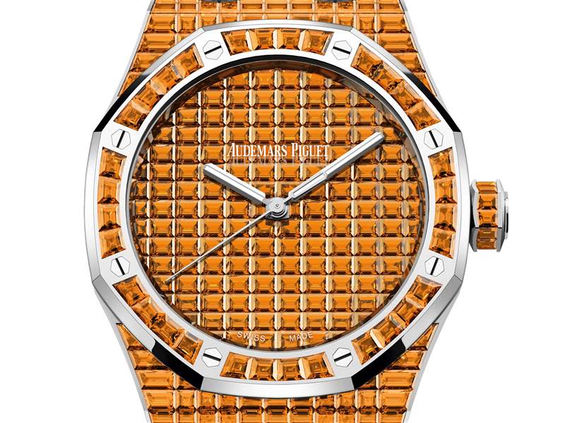 愛彼推出Royal Oak Selfwinding Rainbow Sets珠寶腕表:彩色寶石鑲嵌 愛彼推出Royal Oak Selfwinding Rainbow Sets珠寶腕表:彩色寶石鑲嵌-復刻表