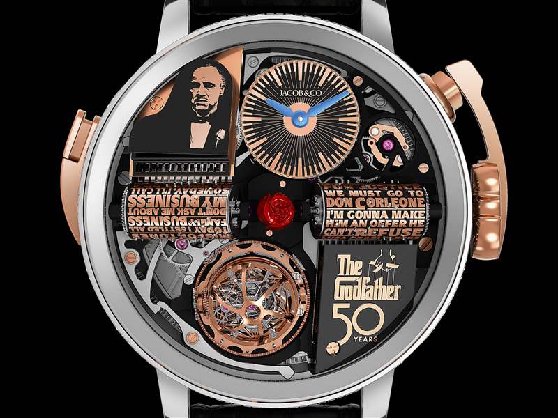 Jacob & Co.推出Opera Godfather 50th Anniversary三軸陀飛輪音樂(lè)盒腕表：《教父》上映50周年-復(fù)刻表