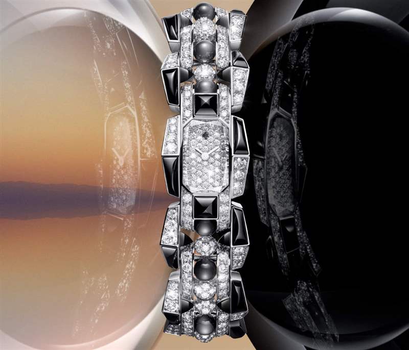 Cartier推出5枚Mécabille高級珠寶腕表：寶石滾珠與方釘元素-復刻表