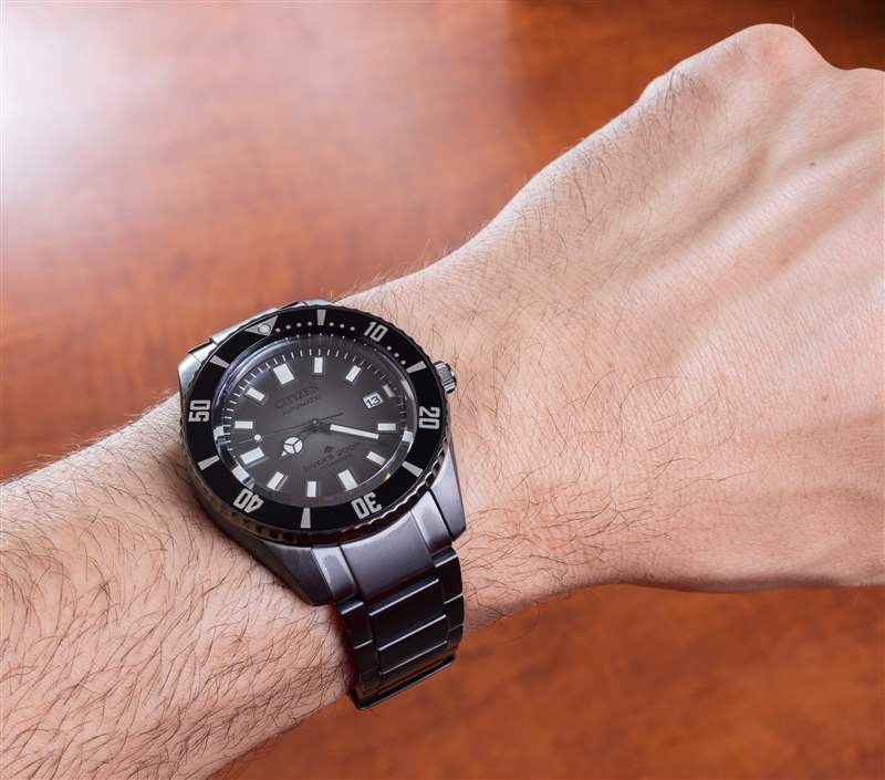 手表評論：西鐵城Promaster Dive自動腕表“Fujitsubo”NB6025-59H DLC超級鈦金-復刻表