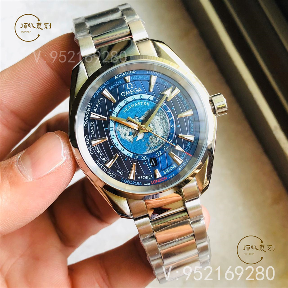 VS廠海馬綠盤世界時怎么樣,VS廠歐米茄世界時綠盤細節(jié)對版嗎-復刻表