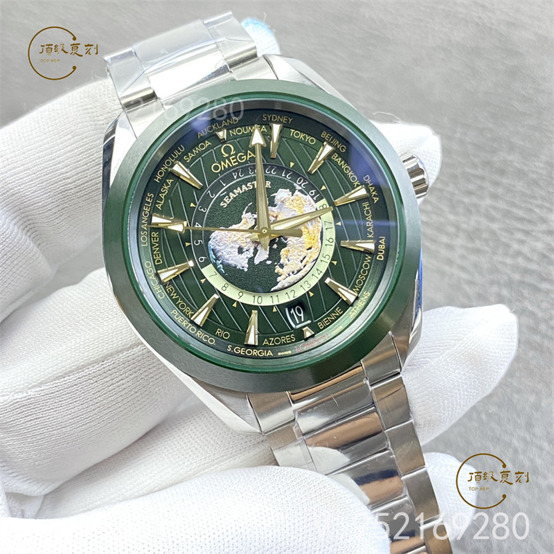 VS廠海馬綠盤世界時怎么樣,VS廠歐米茄世界時綠盤細節(jié)對版嗎-復刻表