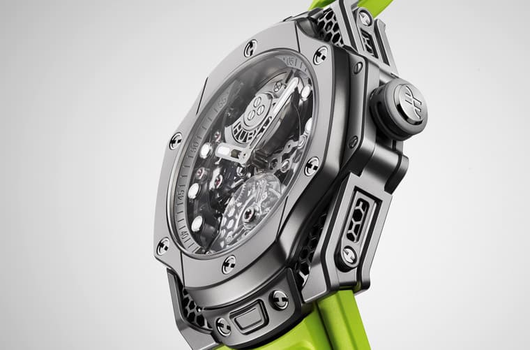 宇舶聯(lián)名設(shè)計師Samuel Ross「蜂窩」陀飛輪搭配極光綠簡直潮到爆-復(fù)刻表