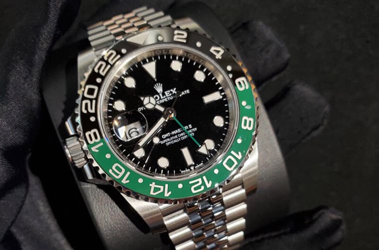 勞力士鋼殼GMT-Master II百事圈10月底行情小漲、藍(lán)黑圈起起伏伏、綠黑圈價(jià)格持續(xù)跌-復(fù)刻表