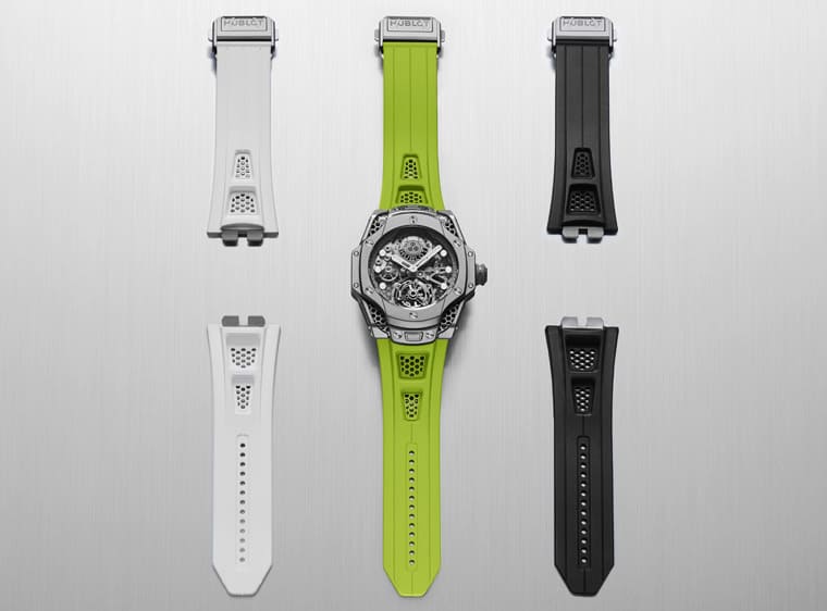 宇舶聯(lián)名設(shè)計師Samuel Ross「蜂窩」陀飛輪搭配極光綠簡直潮到爆-復(fù)刻表