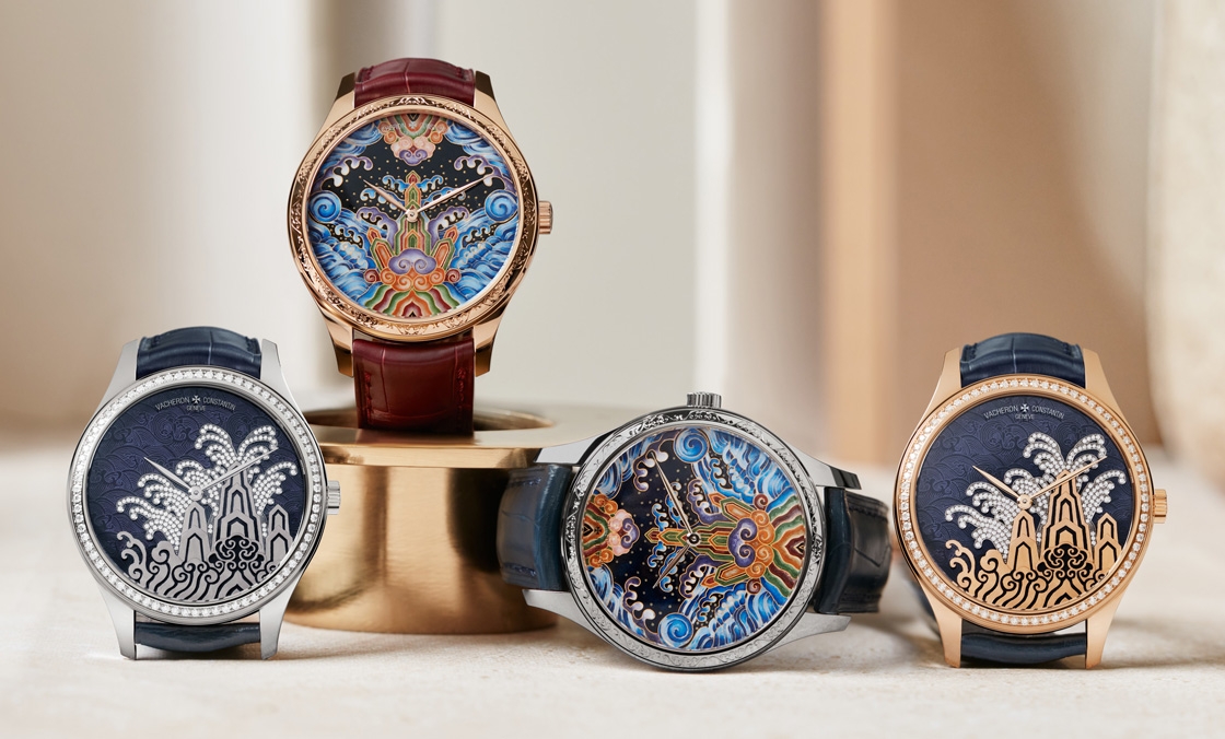 以清代官服朝袍經(jīng)典紋樣入作|江詩丹頓Métiers d'Art系列Tribute to Traditional Symbols-復刻表