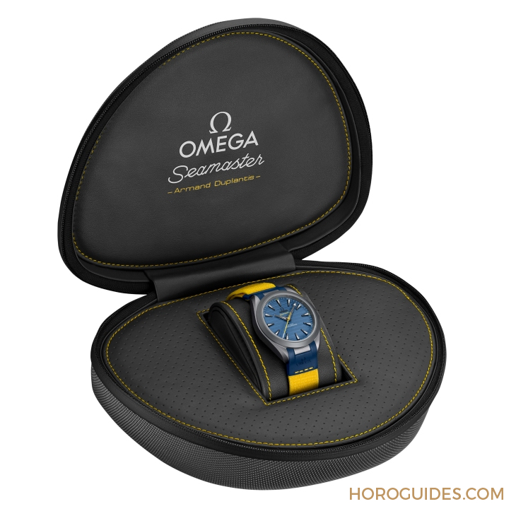 超輕鈦金! OMEGA為奧運金牌得主Armand Duplantis推出新款Seamaster Aqua Terra Ultra Light-復刻表