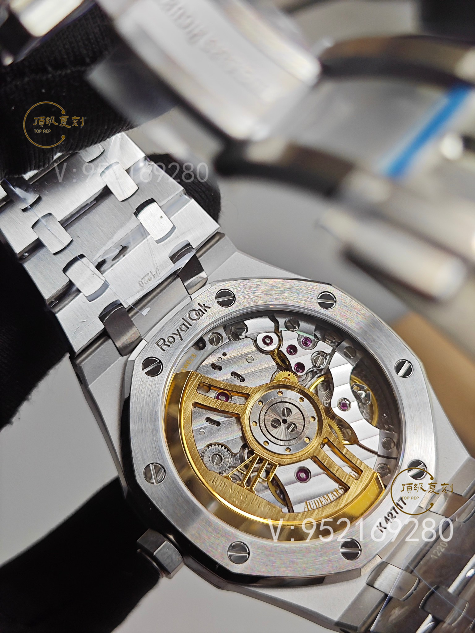 深入解析APS愛彼復(fù)刻表15500藍(lán)面版：4302一體機芯與原裝同步功能-復(fù)刻表