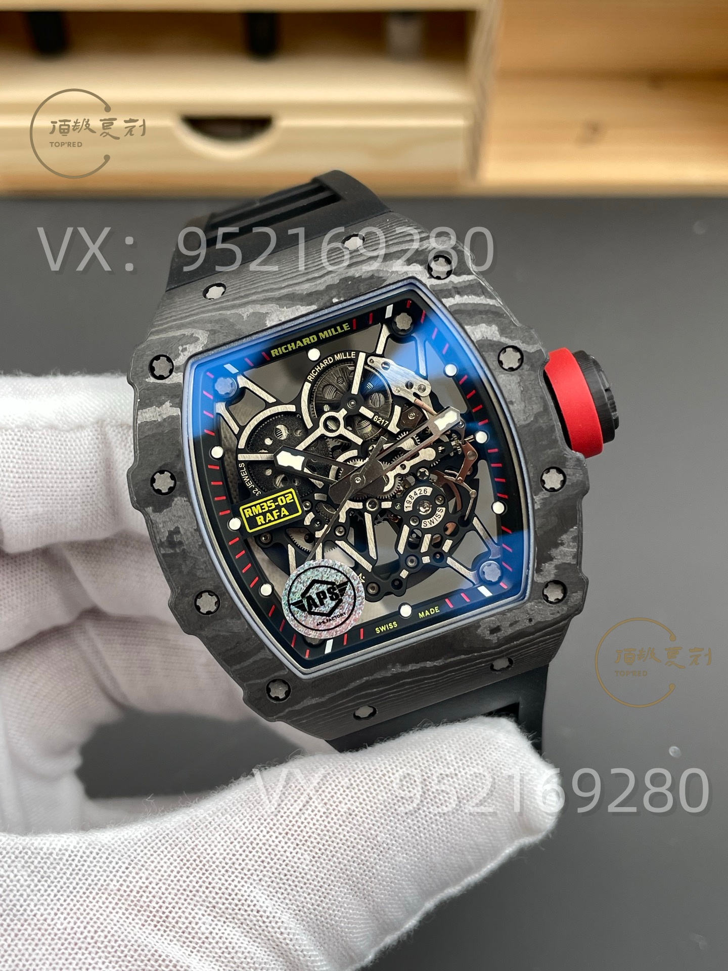 APS廠復刻理查德米勒RM32-02碳纖維腕表評測，丹東IMAL1一體機芯-復刻表